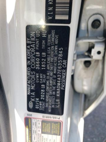 KNADM4A37E6357845 KIA RIO LX