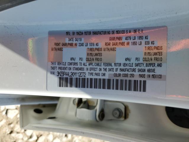 3MZBPAAL2KM112072 Mazda 3 SELECT