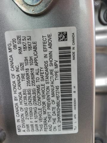 2HKRW2H86LH672745 Honda CR-V EXL