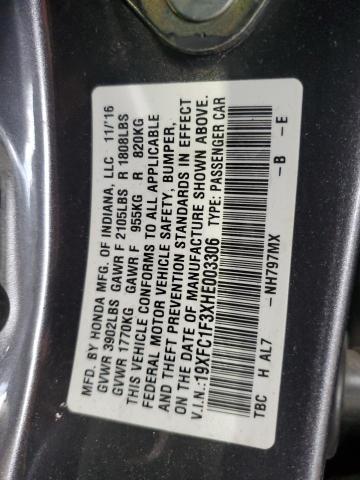 19XFC1F3XHE003306 Honda CIVIC EX