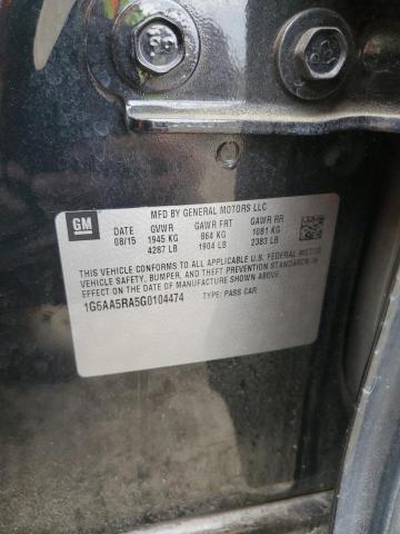 1G6AA5RA5G0104474 Cadillac ATS