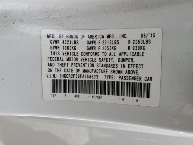 1HGCR2F50FA258833 Honda Accord Sport