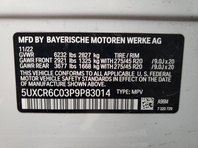 5UXCR6C03P9P83014 BMW X5 Xdrive40i