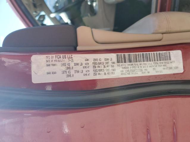 1C4RJFBG8FC111596 Jeep Grand Cherokee Limited