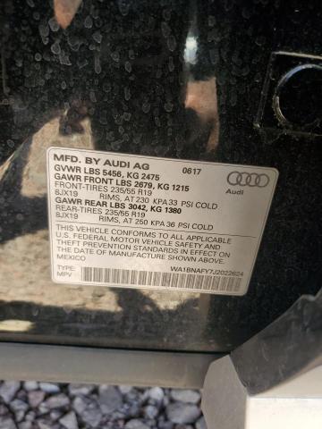 WA1BNAFY7J2022624 Audi Q5 Premium Plus