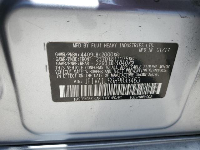 JF1VA1L69H9833463 Subaru Wrx Limited