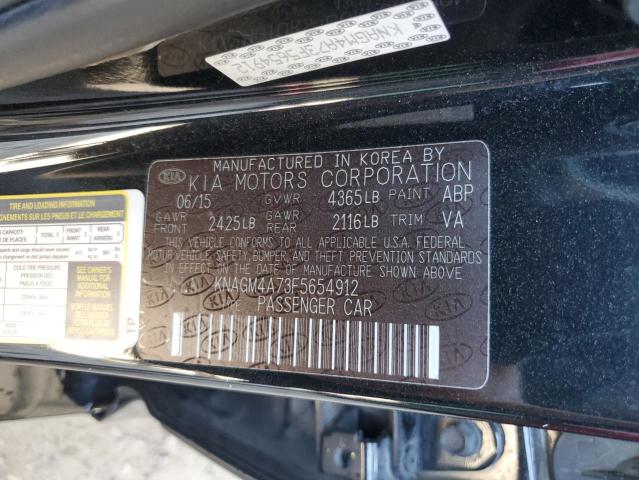 KNAGM4A73F5654912 KIA Optima Lx