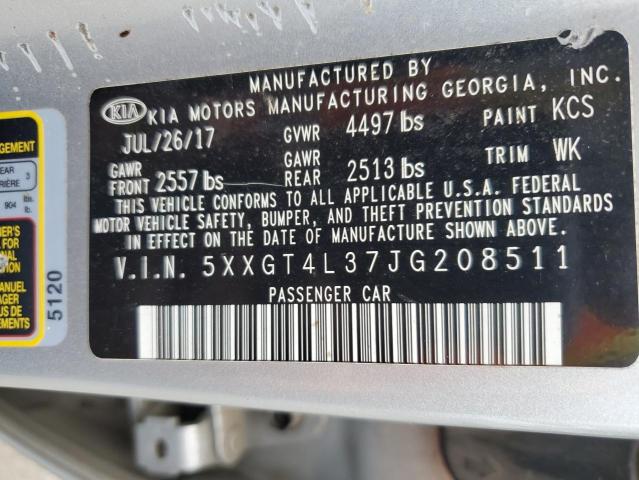5XXGT4L37JG208511 KIA Optima Lx