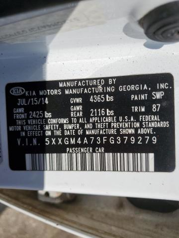 5XXGM4A73FG379279 KIA Optima Lx