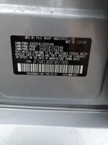 JF1VA1J69F9827906 Subaru Wrx Limited