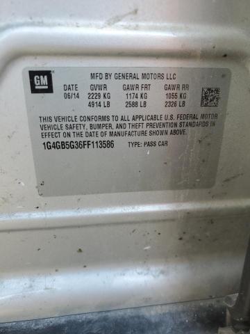 1G4GB5G36FF113586 Buick Lacrosse