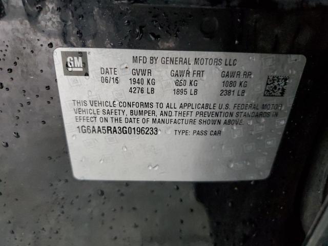 1G6AA5RA3G0196233 Cadillac ATS