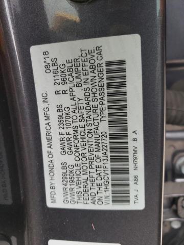 1HGCV1F13JA227720 Honda ACCORD LX