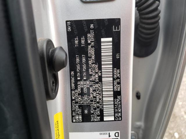 JTEZU5JR0J5185351 Toyota 4RUNNER SR5