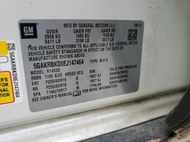 5GAKRBKD0EJ147464 Buick Enclave