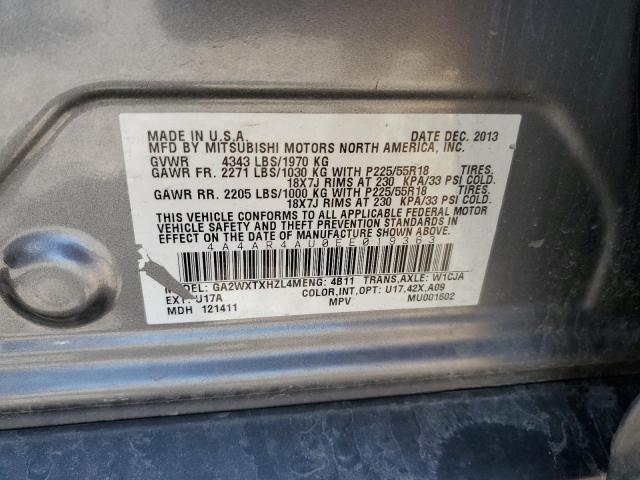 4A4AR4AU0EE019363 Mitsubishi Outlander Sport Se