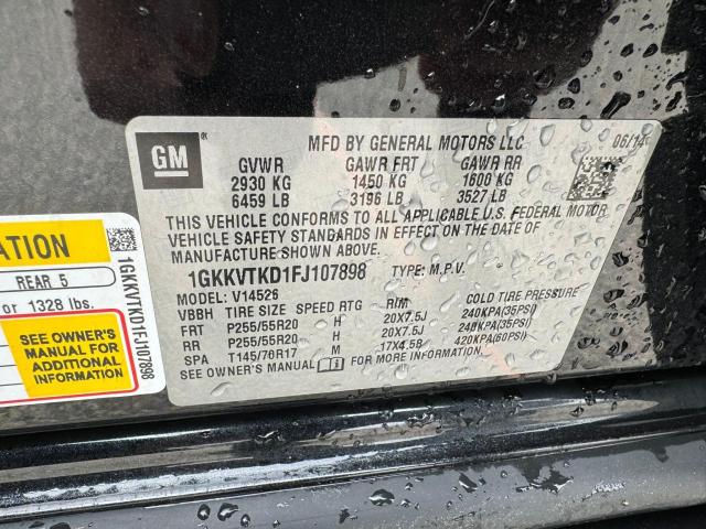 1GKKVTKD1FJ107898 GMC Acadia Denali