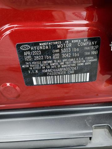 KMHM24AA8PA037047 Hyundai Ioniq 6 Se