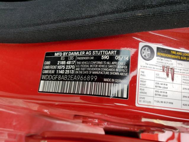 WDDGF8AB2EA966899 Mercedes-Benz C 300 4MAT