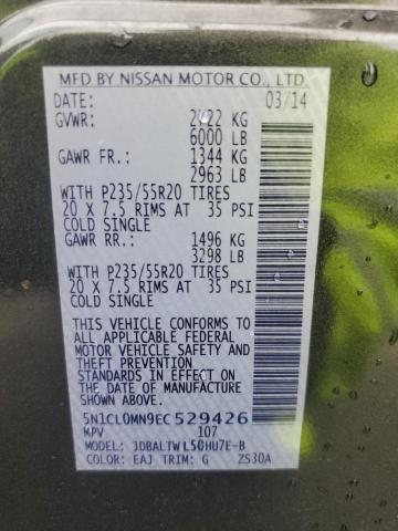 5N1CL0MN9EC529426 Infiniti Qx60 Hybrid