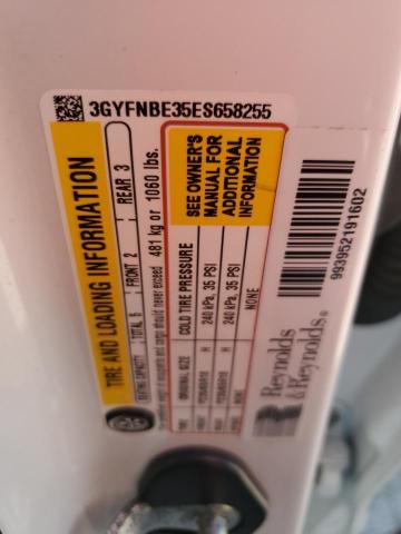 3GYFNBE35ES658255 Cadillac Srx Luxury Collection