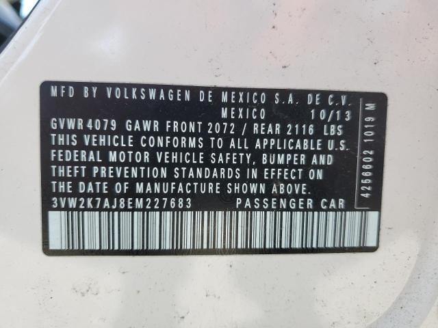 3VW2K7AJ8EM227683 Volkswagen JETTA BASE