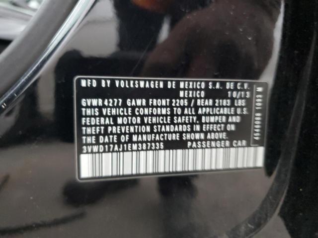 3VWD17AJ1EM387335 Volkswagen JETTA SE