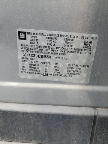 3GNAXXEU4JS616290 Chevrolet Equinox Premier