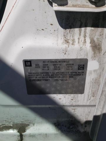 1G1PE5SB8F7230471 Chevrolet CRUZE LT