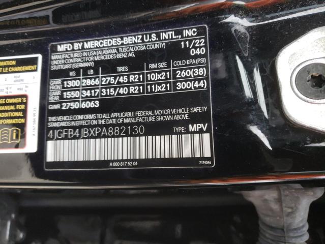 4JGFB4JBXPA882130 Mercedes-Benz GLE 350