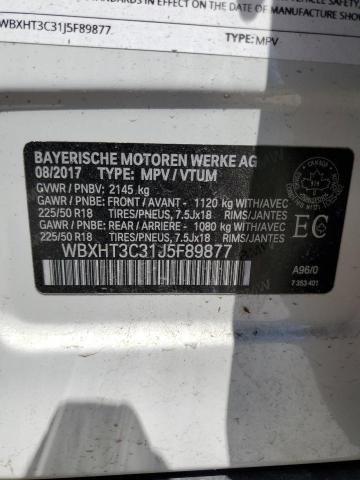 WBXHT3C31J5F89877 BMW X1 Xdrive28i