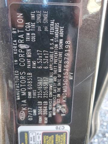 KNDMB5C15J6379198 KIA SEDONA LX