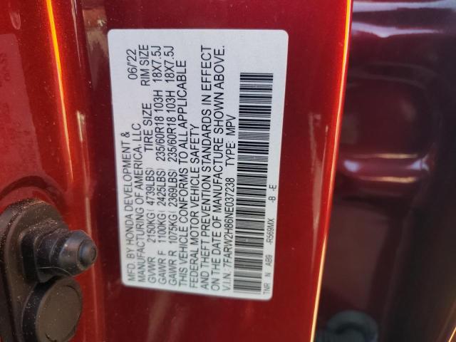 7FARW2H86NE037238 Honda CR-V EXL