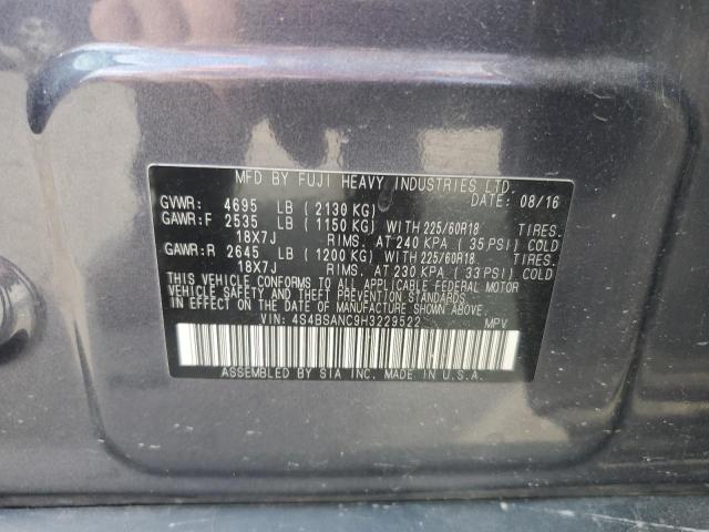 4S4BSANC9H3229522 Subaru Outback 2.5i Limited