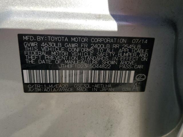 JTHBF1D23F5044822 Lexus IS 250