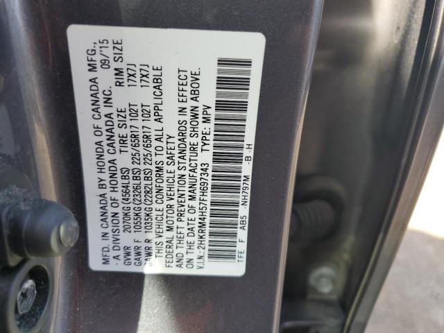 2HKRM4H57FH697343 Honda CR-V EX