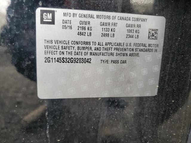 2G1145S32G9203042 Chevrolet IMPALA LTZ