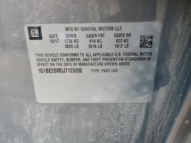 1G1BE5SM5J7129392 Chevrolet CRUZE LT