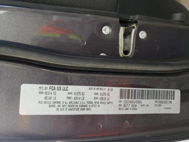 2C3CDXBG9JH335831 Dodge Charger Sxt