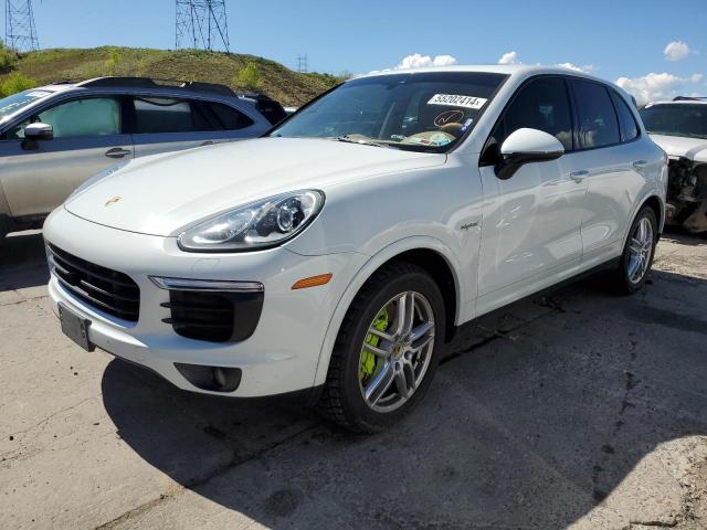 55202414 :رقم المزاد ، WP1AE2A28HLA68279 vin ، 2017 Porsche Cayenne Se Hybrid Platinum مزاد بيع