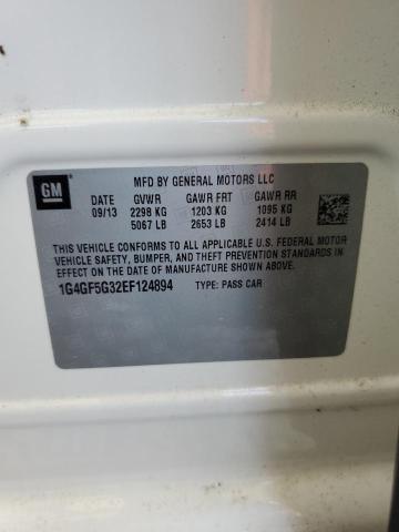 1G4GF5G32EF124894 Buick Lacrosse Touring