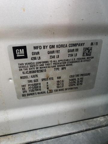 KL4CJBSB6FB238219 Buick Encore Convenience