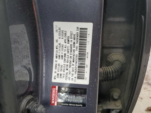 1HGCR2F53HA250065 Honda Accord Sport