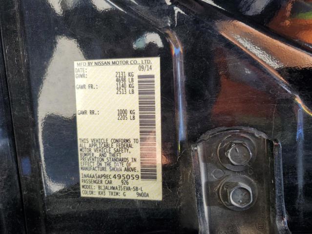 1N4AA5AP9EC495059 Nissan MAXIMA S