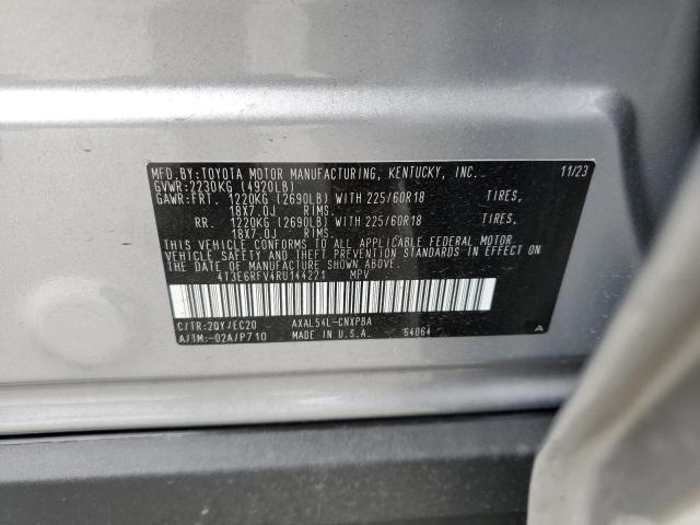 4T3E6RFV4RU144221 Toyota RAV4 XSE