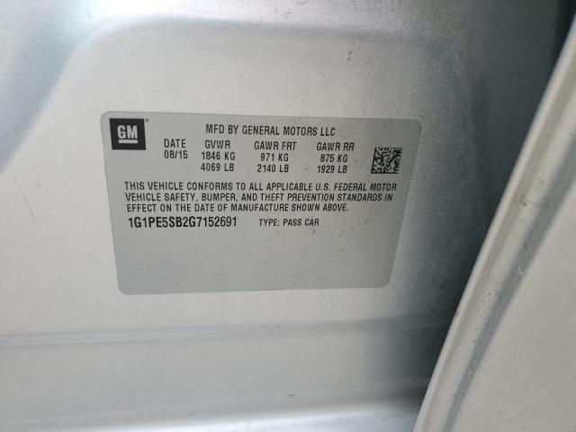 1G1PE5SB2G7152691 Chevrolet Cruze Limited Lt