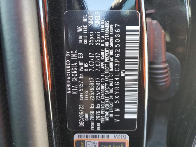 5XYRG4LC3PG250367 KIA SORENTO LX