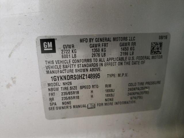 1GYKNDRS0HZ148995 Cadillac XT5 LUXURY