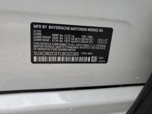 5UXCW2C07L9C02385 BMW X7 Xdrive40i