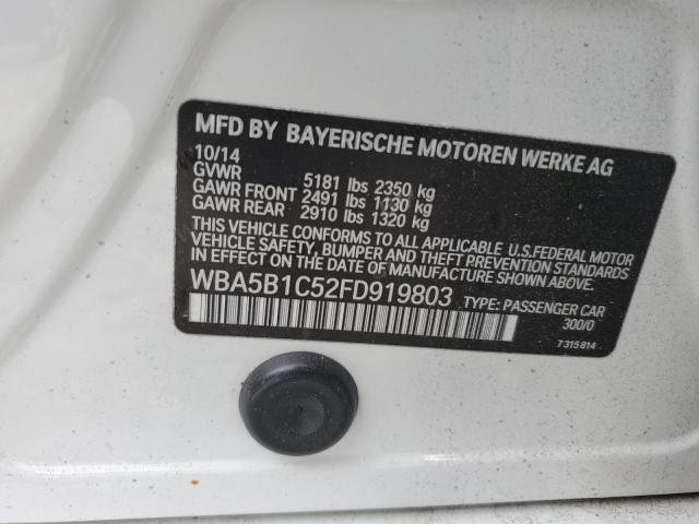 WBA5B1C52FD919803 BMW 535 I